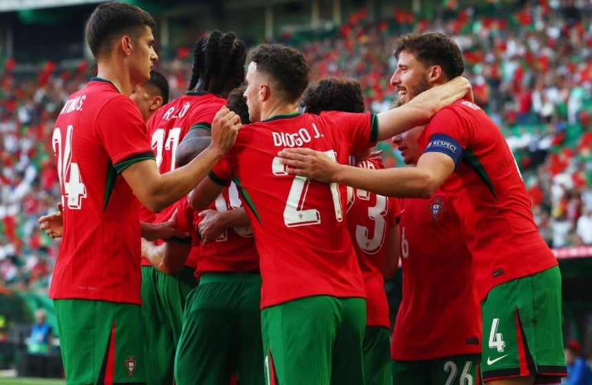 A thrilling 6-goal match as Portugal’s national team triumphs emphatically on the eve of Euro 2024